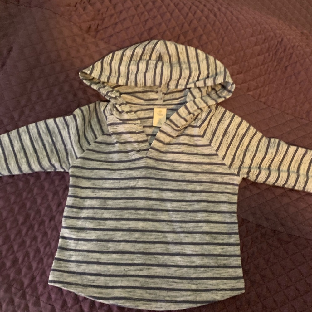 Never worn, cute unisex year round hoodie